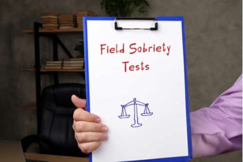 Field Sobriety Tests in Wisconsin